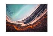 Curved cradle Aerial A3+canvasActualprint